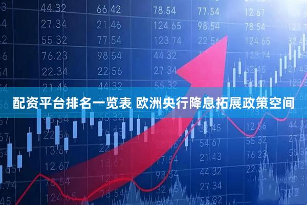 配资平台排名一览表 欧洲央行降息拓展政策空间