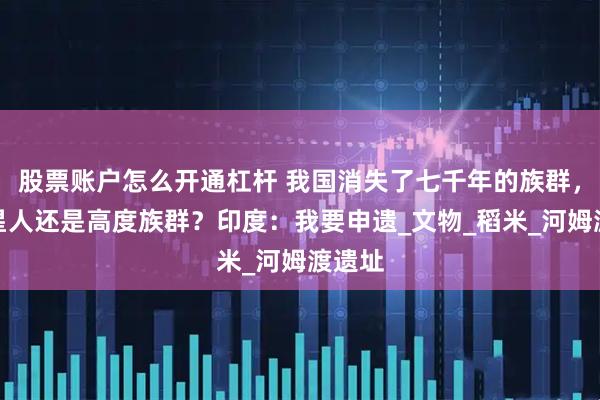 股票账户怎么开通杠杆 我国消失了七千年的族群，是外星人还是高度族群？印度：我要申遗_文物_稻米_河姆渡遗址